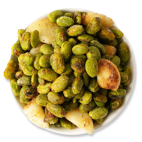 Fire Roasted BBQ Garlic Edamame
