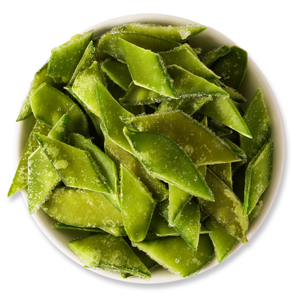 IQF Beveled Cut Snow Peas