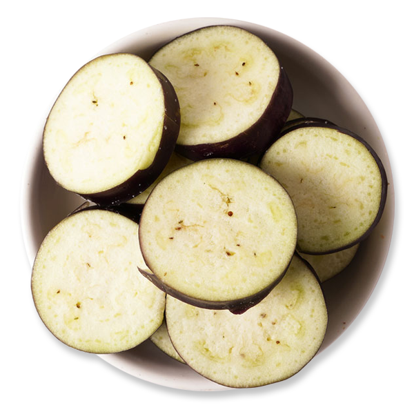 IQF Sliced Eggplant